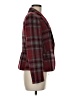 Talbots Plaid Burgundy Wool Blazer Size 8 (petite) - photo 4