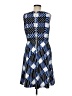 Talbots Argyle Blue Casual Dress Size 8 - photo 2