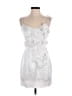 Unbranded 100% Polyester White Cocktail Dress Size S - photo 1