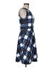 Talbots Argyle Blue Casual Dress Size 8 - photo 4