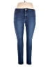 Jordache Solid Blue Jeans Size 14 - photo 1