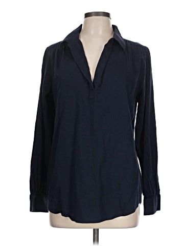 Ann Taylor Factory Long Sleeve Blouse (view 1)