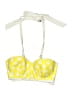 ModCloth Polka Dots Yellow Swimsuit Top Size 1X - photo 1