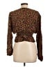 AFRM Brown Long Sleeve Blouse Size L - photo 2