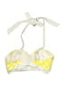 ModCloth Polka Dots Yellow Swimsuit Top Size 1X - photo 2
