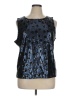 rsvp by TALBOTS Black Sleeveless Blouse Size XL - photo 1
