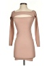 PrettyLittleThing Solid Tan Cocktail Dress Size 2 - photo 1