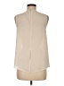 Monteau 100% Polyester Ivory Sleeveless Blouse Size M - photo 2