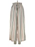 Stradivarius Stripes Ivory Casual Pants Size S - photo 1