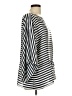 Chaps 100% Polyester Stripes Silver 3/4 Sleeve Blouse Size L - photo 4