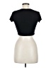 PrettyLittleThing Black Short Sleeve Turtleneck Size 6 - photo 2