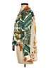 Rose + Olive 100% Polyester Print Green Long Sleeve Blouse Size L - photo 5