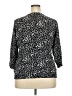 Joseph A. Animal Print Black Cardigan Size 3X - photo 2