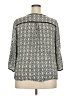 Soirée 100% Rayon Gray 3/4 Sleeve Blouse Size 3X - photo 2