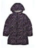 Lands' End 100% Polyester Polka Dots Purple Raincoat Size 6 - 7 - photo 1