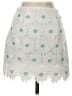 Saylor 100% Polyester Polka Dots White Casual Skirt Size S - photo 2