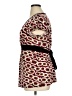 AB Studio Print Brown Casual Dress Size XL - photo 5