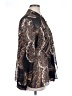 Chico's 100% Polyester Paisley Black Long Sleeve Blouse Size XL (3) - photo 4