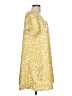 Ellison Print Yellow Casual Dress Size L - photo 4