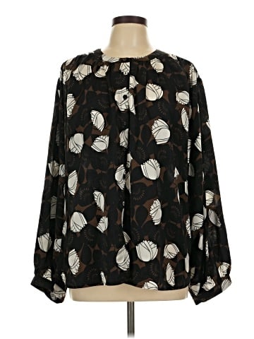 Rose + Olive Long Sleeve Blouse (view 1)