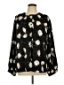 Rose + Olive 100% Polyester Black Long Sleeve Blouse Size L - photo 1