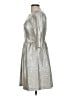 Plenty By Tracy Reese 100% Polyester Metallic Silver Cocktail Dress Size 6 - photo 5