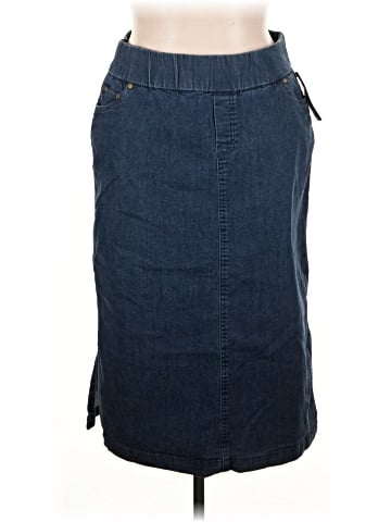 Jessica London Denim Skirt (view 1)