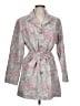 Relativity Floral Gray Trenchcoat Size L - photo 1