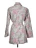 Relativity Floral Gray Trenchcoat Size L - photo 2