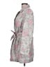 Relativity Floral Gray Trenchcoat Size L - photo 5