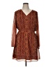 Daniel Rainn 100% Polyester Paisley Brown Casual Dress Size XL - photo 1