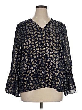 MICHAEL Michael Kors 3/4 Sleeve Blouse (view 1)