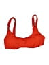 Unbranded Solid Red Orange Swimsuit Top Size S (estimated) - photo 1