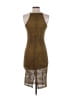 H&M 100% Polyester Brown Cocktail Dress Size 6 - photo 2