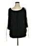 Spense 100% Polyester Black 3/4 Sleeve Blouse Size XL - photo 1