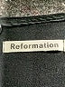 Reformation Solid Black Casual Skirt Size 6 - photo 4