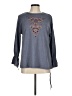 RXB Gray Long Sleeve Blouse Size M - photo 1