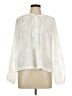 Industry 100% Cotton Ivory Long Sleeve Blouse Size L - photo 1