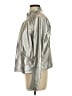 Torrid 100% Polyester Metallic Silver Jacket Size 00 Plus - photo 5