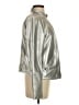 Torrid 100% Polyester Metallic Silver Jacket Size 00 Plus - photo 4