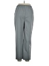 Blair 100% Polyester Solid Gray Track Pants Size 14 (petite) - photo 2