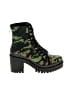 Steve Madden Camo Green Ankle Boots Size 5 - photo 1