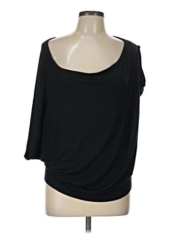 Olivia Grey 3/4 Sleeve Top (view 1)