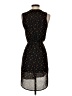 H&M 100% Polyester Print Black Casual Dress Size 2 - photo 2
