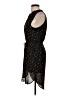 H&M 100% Polyester Print Black Casual Dress Size 2 - photo 5