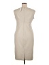 Adrienne Vittadini Solid Tan Cocktail Dress Size 14 - photo 2