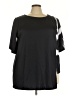 Unbranded Black 3/4 Sleeve T-Shirt Size 4XL - photo 1
