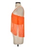 Topshop Orange Sleeveless Blouse Size 2 - photo 5