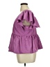 Express 100% Polyester Purple Short Sleeve Blouse Size XL - photo 5