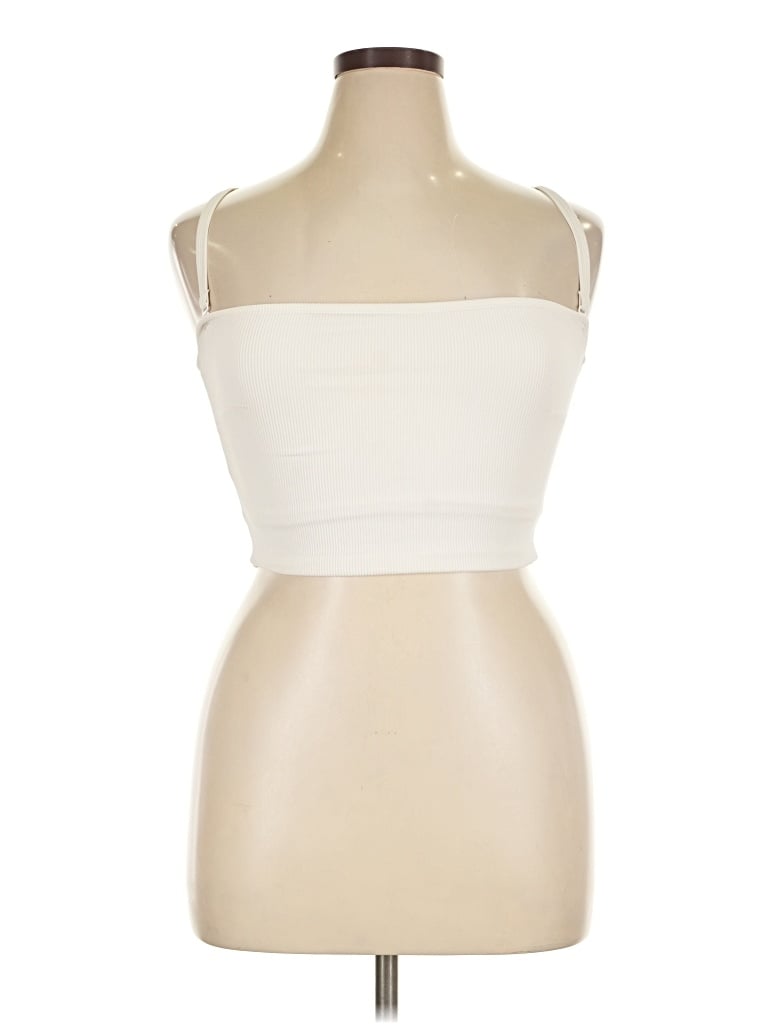 Pre-owned Aerie Tank Top Ivory Strapless Neckline Tops